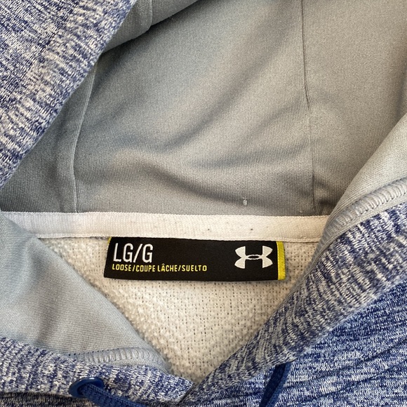 Under Armour pull over. Blue/Grey. Size large - Picture 2 of 4
